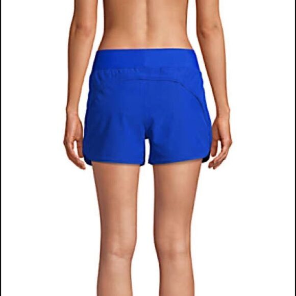 Land’s End 5” quick dry swim cover up with NO panty 8P cobalt - Picture 4 of 4